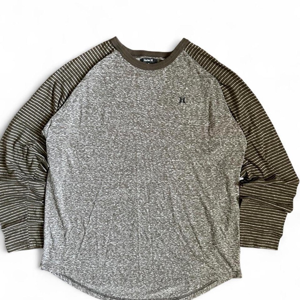 Hurley long sleeve baseball tee